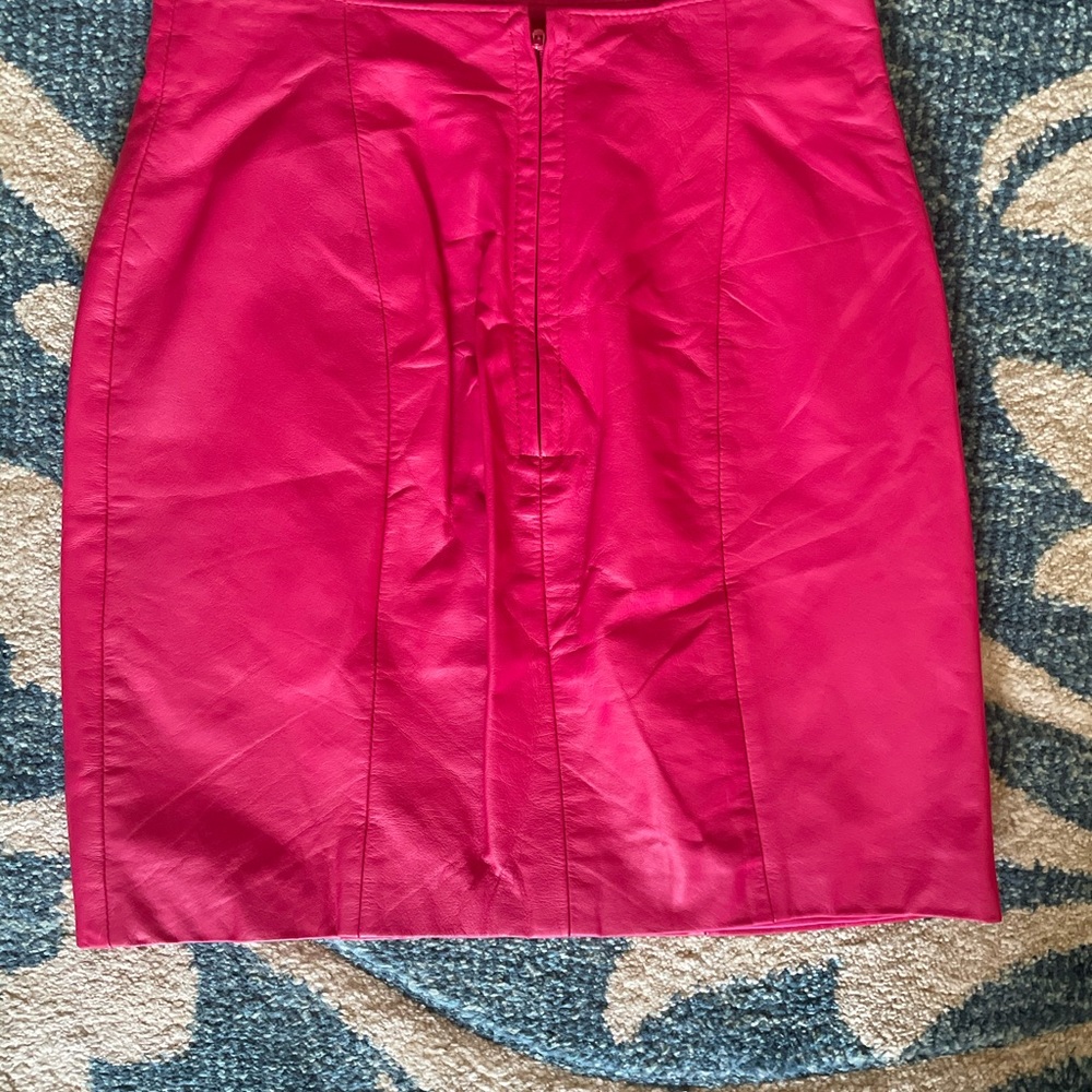Vintage CHIA Leather Skirt